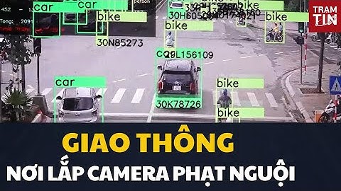 Giao thông tại nơi thí điểm lắp camera phạt nguội ở Hà Nội