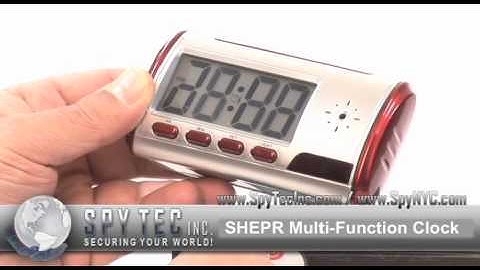 Mini Desk / Travel Clock Hidden Camera Review