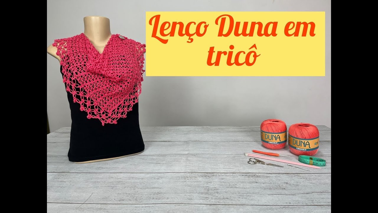 Lenço Duna em Tricô
