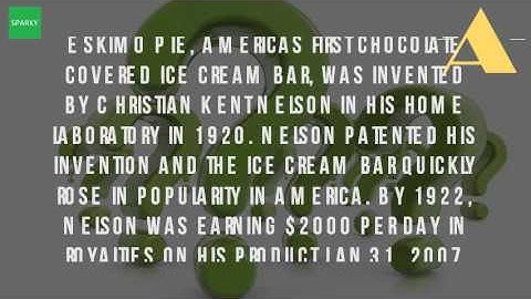 Where Was The Eskimo Pie Invented?