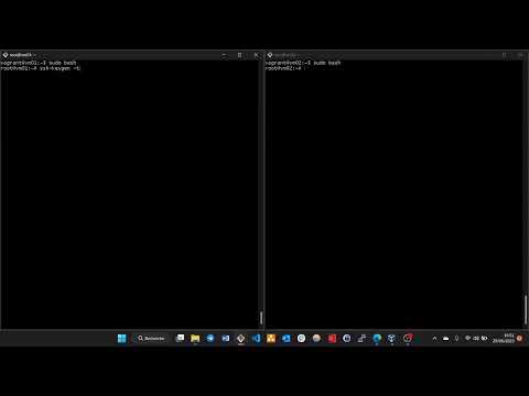 How to establish an SSH connection between two virtual machines