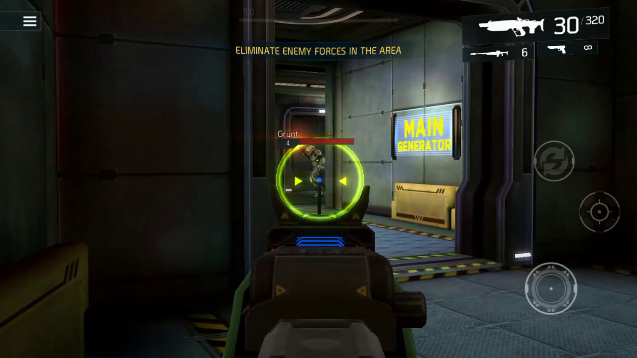 Shadowgun legends Gamplay on Arm Mali T830mp2 GPU