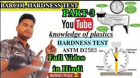 Barcol Hardness Test||Hardness Tester|| ASTM D2583 Full detail video