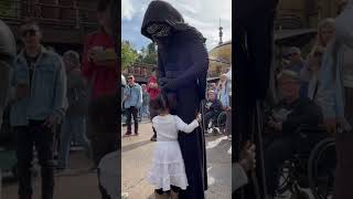 Princess Leia (baby) with Kylo REN adorable moments Star Wars day Disneyland