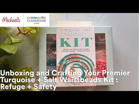 Turquoise + Salt Goodness & Connection Waistbeads Kit | Michaels