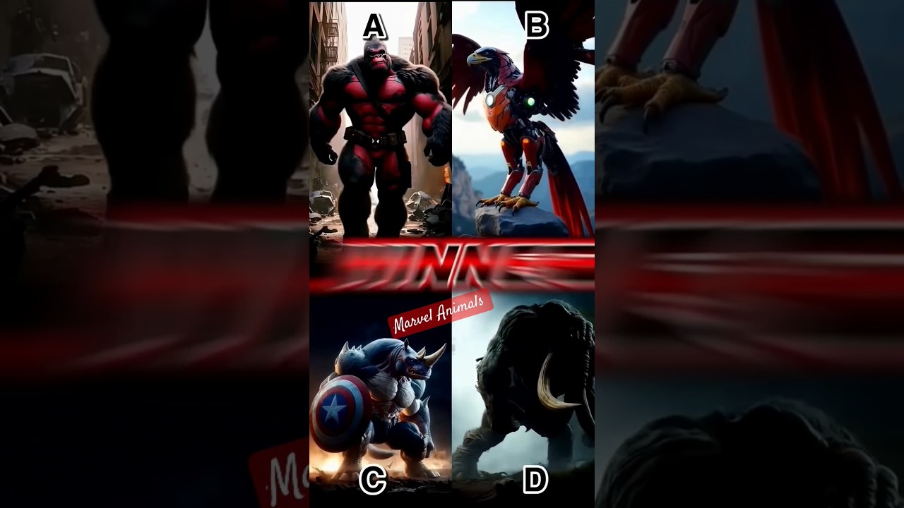 Incredible fusion animals: Marvel types 