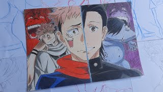 EPIC Drawing YUJI ITADORI | JUNPEI YOSHIRO [ Jujutsu Kaisen ]