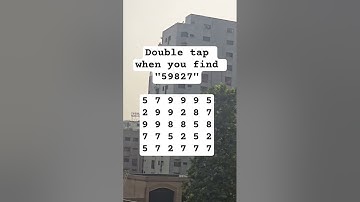 Observation Visual Test: 5 Seconds For You To Spot 59827 . Try Your Skills!  #puzzle