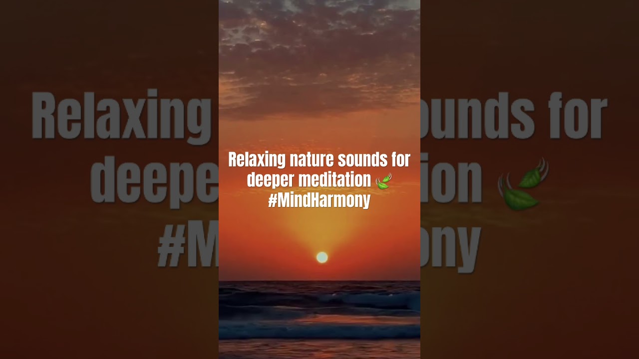 Sleduj Relaxing nature sounds for deeper meditation 🍃 #MindHarmony na YouTube Sleduj Relaxing nature sounds for deeper meditation 🍃 #MindHarmony na YouTube