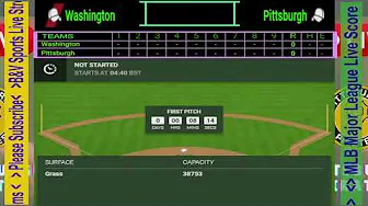 🔴LIVE Score : Pittsburgh Pirates vs Washington Nationals | MLB Major League 2024 Live 09/06/24 | thumbnail