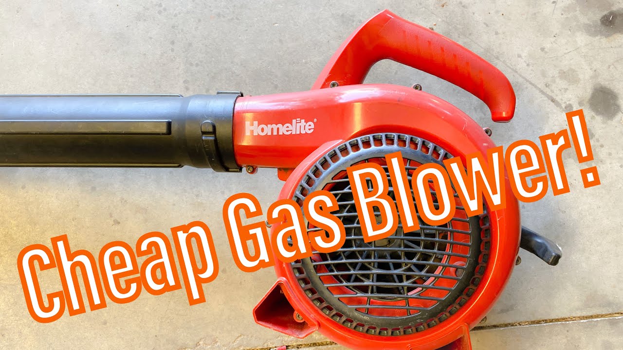 3 Year Old Homelite Gas Blower 26b Review - YouTube