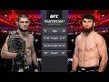 Khabib Nurmagomedov vs Magomed Ankalaev Full Fight - UFC 4 Fight Of The Night