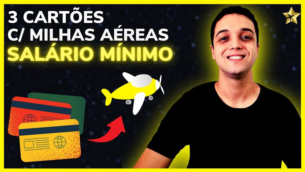 3 cartões de crédito FÁCIL de ser aprovado que acumula MILHAS AÉREAS para quem ganha SALÁRIO MÍNIMO!