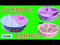 Joyero de cartón DIY - Muebles de cartón - Manualidades con cartón