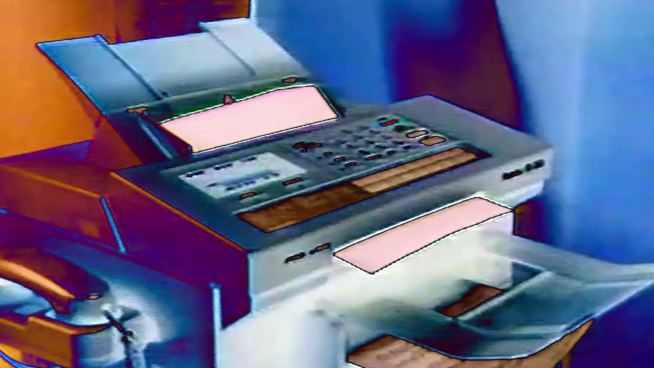 fax machine (test video) YouTube