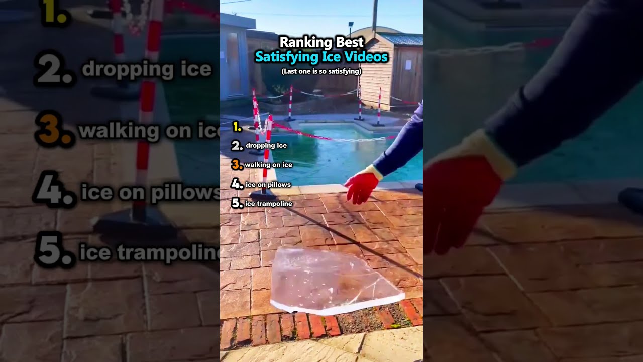 Ranking BEST Satisfying Ice Videos 