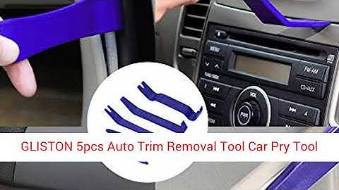 GLISTON 5pcs Auto Trim Removal Tool Car Pry Tool Kit, Door Panel Clip Removal Set for Vehicle Dash R