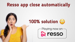 Resso app close automatically || resso solution #shorts screenshot 1