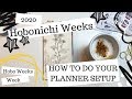 How to set up your planner - Hobonichi Weeks Week DAY 6!