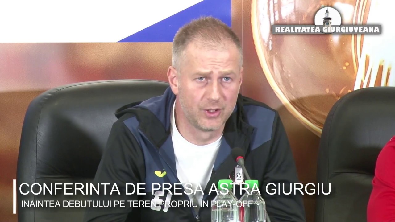 CONFERINTA DE PRESA ASTRA GIURGIU 31.03.2018 realitatea tv emisiuni