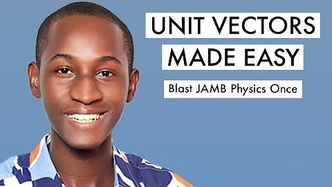 JAMB Physics Online Tutorial 2025 Likely Question On Unit Vectors