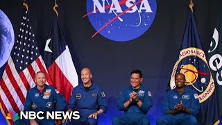NASA reveals the four astronauts who will head to space for the Artemis III mission