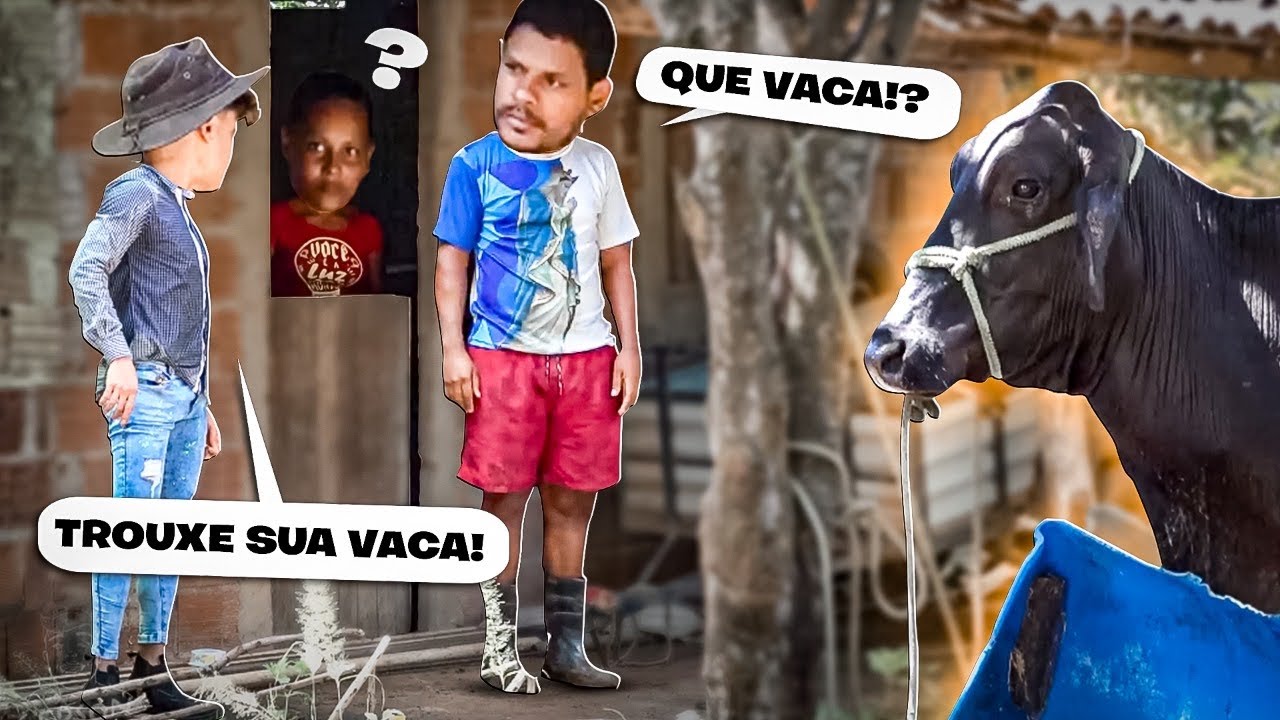 ENTREGANDO VACA CASA DE ESTRANHOS 🐮