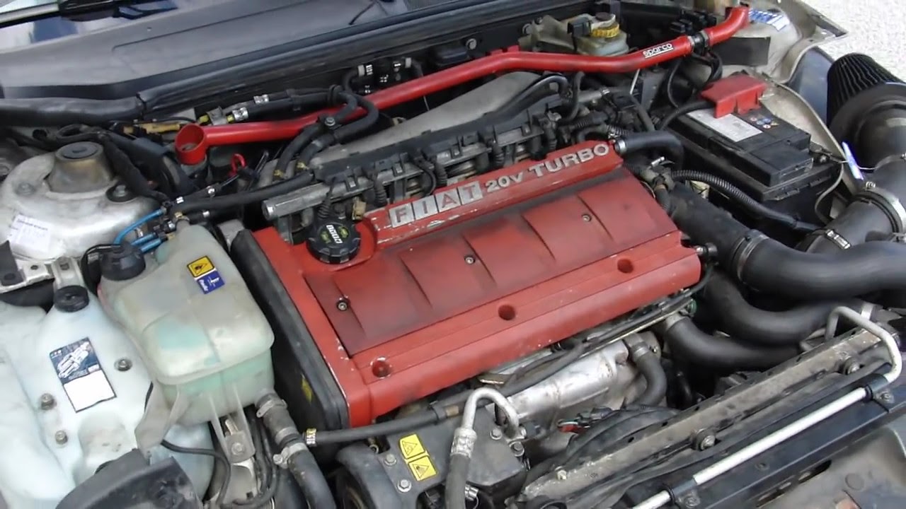 Fiat Coupe 20V Turbo Engine idle YouTube