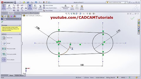 SolidWorks Tutorial for Beginners - 1 | Sketch Tools