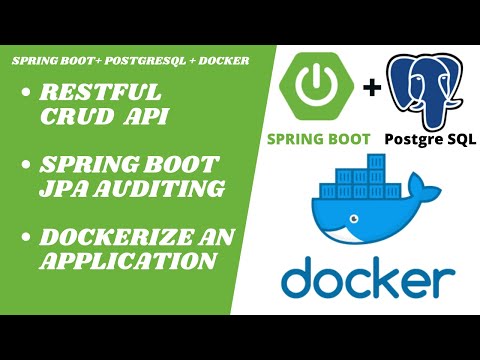 Spring Boot with PostgreSQL and Docker Compose | RESTful CRUD API Example | Spring Data JPA Auditing