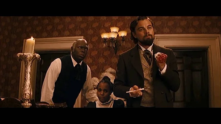 DJANGO UNCHAINED [2012] Scene: "The right N*gger"/Calvin snaps.