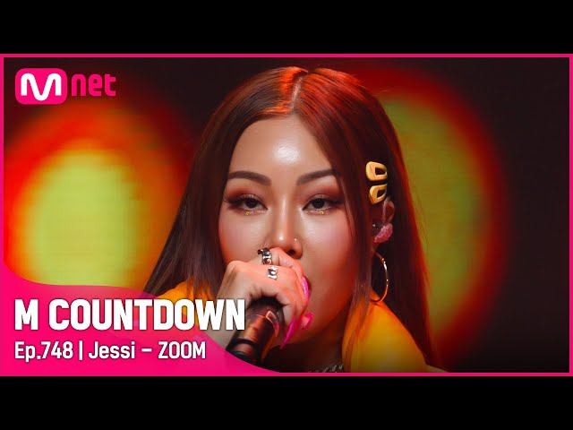 [Jessi - ZOOM] Comeback Stage |  #엠카운트다운 EP.748 | Mnet 220414 방송 class=