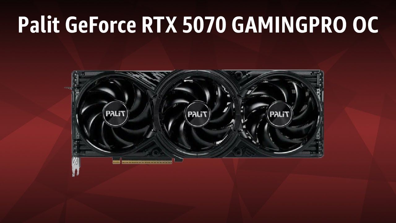 Видеокарта Palit GeForce RTX 5070 GAMINGPRO OC