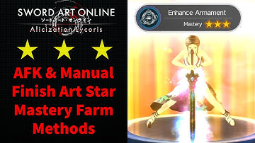 [SAOAL] AFK & Manual Finish Art Star Mastery Farm (Fast)