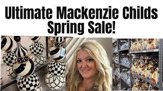 Ultimate Mackenzie Childs Spring Warehouse Sale || Home Decor || Checked