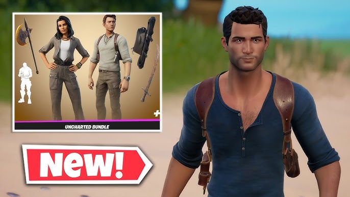 Nathan Drake e Chloe Frazer, Personagens Marcantes de Uncharted, Chegam no  Fortnite 