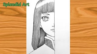 Anime girl drawing #shorts #youtubeshorts #anime