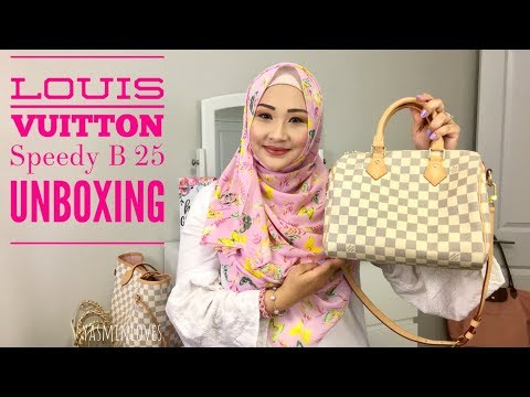 Louis Vuitton Speedy Bandouliere 25 Damier Azur