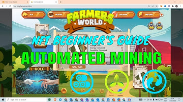 Farm/Mine in FarmersWorld nft game using a script, earning automated nft passive income