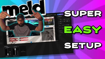 Easy Guide on How To Build Your First Stream With Meld Studio!!