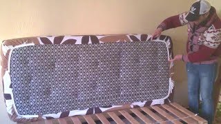 طريقة خياطة غطاء السرير بلاستيك__ How to sew bed sheet