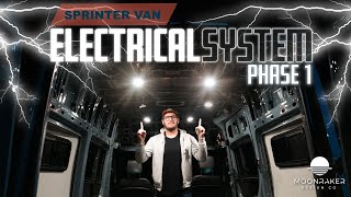 Sprinter Van Electrical System Phase I  Prewiring the Lights, MaxxFan & 12VDC Air Conditioner