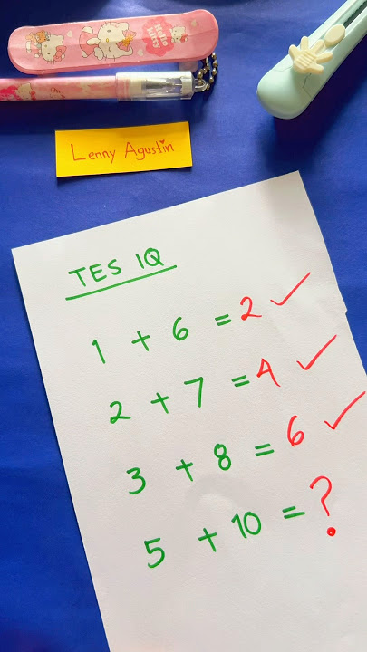 What is your IQ test?? #test #iq #mathematics #videoshort