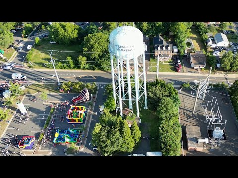 Manassas Virginia Aerial View