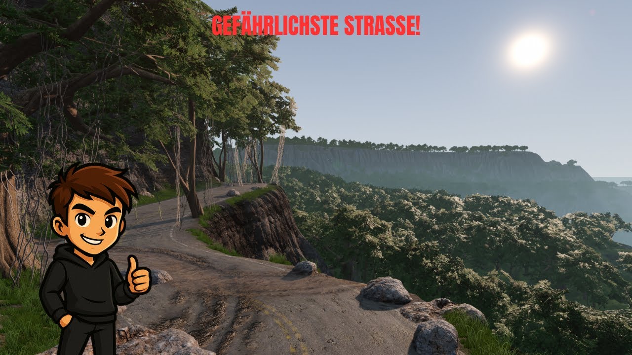 GEFÄHRLICHSTE STRASSEN in Beamng! ❄️🔥 Auto brennt & Absturz ins Wasser