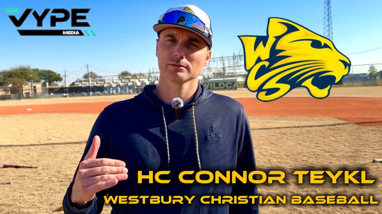 VYPE COACHES CORNER | WEstbury Chrsitian School Baseball Coach Connor Teykl