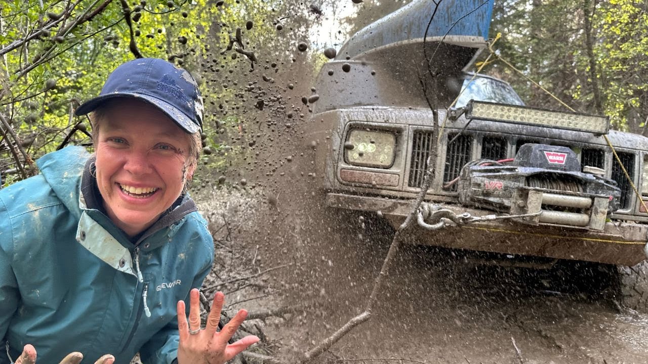 Girls FULL SEND Their Jeeps in Search of Secret Fishing Hole
