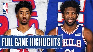 PISTONS at 76ERS | FULL GAME HIGHLIGHTS | March 11, 2020