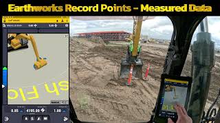 Celebrity SITECH Intermountain Earthworks Recording Points Measured Data Management Profile