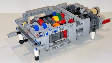 4k High Resolution Lego technic 8 Speed Sequential Gearbox Free Instruction Tutorial